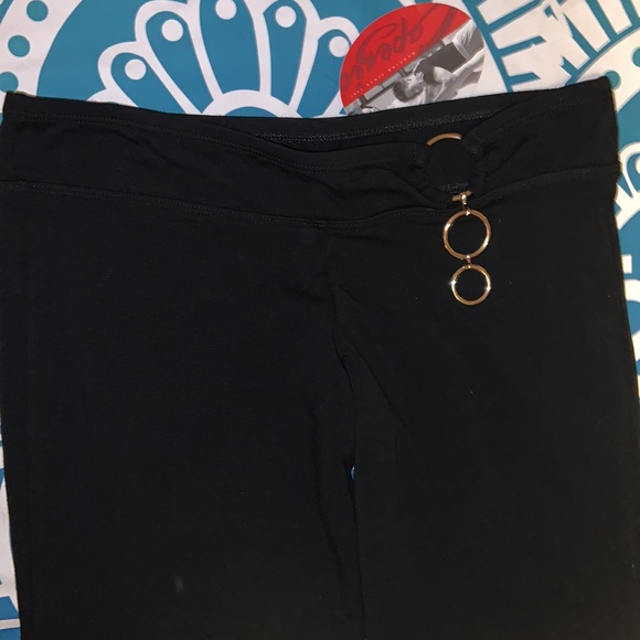 Capezio black jazz pants J4 large cotton new with tags - Picture 2 of 6